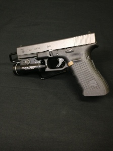 Glock with Vickers Mag Release